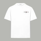 Moncler Classic 1952 Logo Short Sleeve Unisex Casual Versatile T-shirt