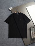 Dior Classic Dark Pattern Logo Short Sleeve Unisex Casual Versatile Washed T-shirt