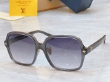Louis Vuitton Fashion Retro Large Frame Sunglasses Versatile Glasses Size: 56-16-145
