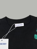 Burberry Classic War Horse Printed Short Sleeve Unisex Casual Versatile T-shirt