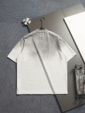 Chrome Hearts 26SS Fashion Horseshoe Sanskrit Cross Short Sleeve Unisex Casual Versatile Washed T-shirt