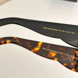 Dior Fashion Square Frame Sunglasses Versatile Glasses Size: 52-21-145