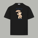 Burberry Fashion Limited Edition Painting Short Sleeve Unisex Casual Oversize T-shirt