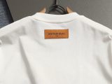 Louis Vuitton Fashion Diamond Embroidered Logo Short Sleeve Unisex Casual Versatile T-shirt