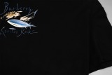 Burberry 26SS Fashion Feather Printed Short Sleeve Unisex Casual Oversize T-shirt