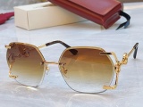 Gucci Fashion Frameless Sunglasses Versatile Glasses Size: 64-16-140