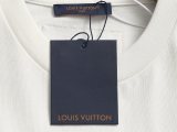 Louis Vuitton Fashion Diamond Embroidered Logo Short Sleeve Unisex Casual Versatile T-shirt