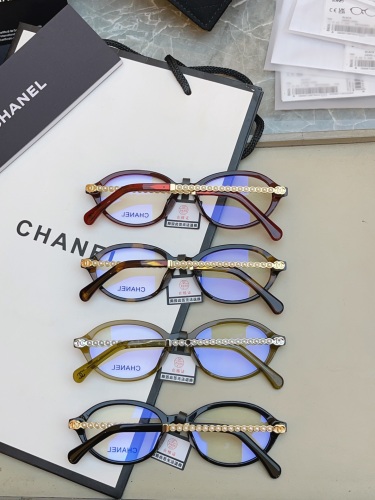 Chanel Fashion Retro Sunglasses Versatile Glasses Size: 53-18-140