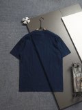 Dior Classic Dark Pattern Logo Short Sleeve Unisex Casual Versatile Washed T-shirt