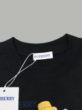Burberry Fashion Limited Edition Painting Short Sleeve Unisex Casual Oversize T-shirt