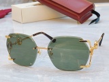 Gucci Fashion Frameless Sunglasses Versatile Glasses Size: 64-16-140