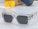 Louis Vuitton Fashion Retro Large Frame Sunglasses Versatile Glasses Size: 55-20-145