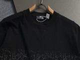 Dior Classic Gradient Logo Printed Short Sleeve Unisex Casual Versatile T-shirt