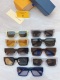 Louis Vuitton Fashion Retro Large Frame Sunglasses Versatile Glasses Size: 55-20-145
