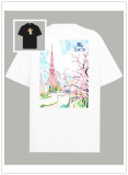 Burberry Fashion Limited Edition Painting Short Sleeve Unisex Casual Oversize T-shirt