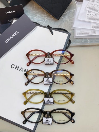 Chanel Fashion Retro Sunglasses Versatile Glasses Size: 53-18-140