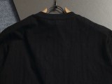 Dior Classic Dark Pattern Logo Short Sleeve Unisex Casual Versatile Washed T-shirt