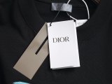 Dior Fashion Color Hand Drawn Logo Short Sleeve Unisex Casual Versatile T-shirt