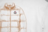 Moncler Fashion Down Jacket Printed Short Sleeve Unisex Casual Versatile T-shirt