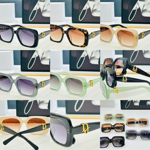 Dior Fashion Square Frame Sunglasses Versatile Glasses Size: 54-19-140