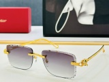 Cartier Fashion Personalized Frameless Sunglasses Versatile Glasses Size: 57-17-145