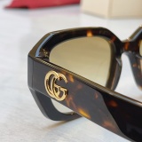 Gucci Fashion Retro Sunglasses Versatile Glasses Size: 54-21-145