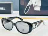 Chanel Fashion 3D Camellia Square Frame Sunglasses Versatile Glasses Size: 56-16-130