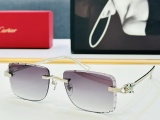 Cartier Fashion Personalized Frameless Sunglasses Versatile Glasses Size: 57-17-145