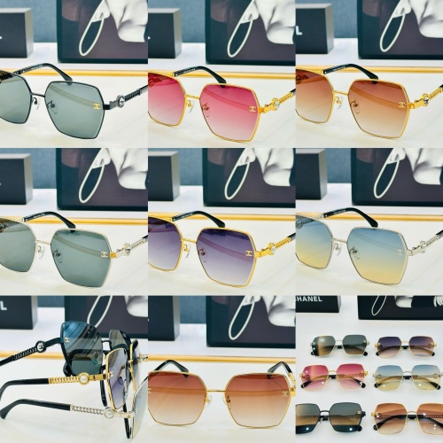 Chanel Fashion Square Frame Sunglasses Versatile Glasses Size: 60-16-145
