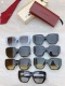 Gucci Fashion Large Frame Sunglasses Versatile Glasses Size: 54-18-145