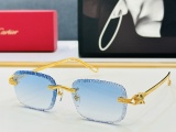 Cartier Fashion Personalized Frameless Sunglasses Versatile Glasses Size: 56-17-145