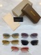 Bvlgari Fashion Frameless Cat Eye Sunglasses Versatile Glasses Size: 61-16-145