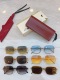 Gucci Fashion Square Frame Sunglasses Versatile Glasses Size: 56-18-147
