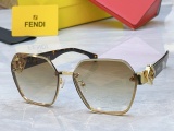 Fendi Fashion Square Frameless Sunglasses Versatile Glasses Size: 62-16-140