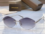 Bvlgari Fashion Personality Frameless Sunglasses Versatile Glasses Size: 61-16-145