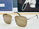 Gucci Fashion Retro Metal Frame Sunglasses Versatile Glasses Size: 60-17-145