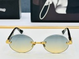 Chrome Hearts Fashion Frameless Sunglasses Versatile Glasses Size: 57-20-146