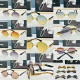 Chrome Hearts Fashion Frameless Sunglasses Versatile Glasses Size: 57-20-146