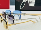 Cartier Fashion Personalized Frameless Sunglasses Versatile Glasses Size: 56-17-145