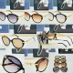 Gucci Fashion Retro Oval Sunglasses Versatile Glasses Size: 56-20-145