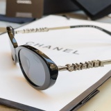 Chanel Fashion Letter Logo Sunglasses Versatile Glasses Size: 54-17-140