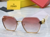 Fendi Fashion Square Frameless Sunglasses Versatile Glasses Size: 62-16-140