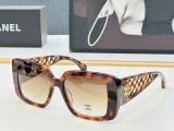 Chanel Fashion Square Frame Sunglasses Versatile Glasses Size: 55-17-135