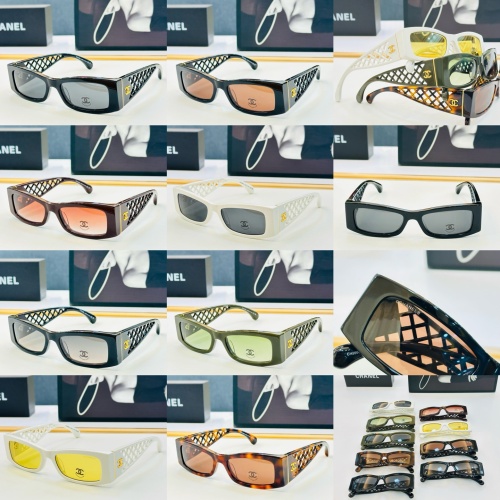 Chanel Fashion Square Frame Sunglasses Versatile Glasses Size: 54-17-135