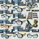 Chanel Fashion 3D Camellia Square Frame Sunglasses Versatile Glasses Size: 56-16-130