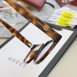 Gucci Fashion Square Frame Sunglasses Versatile Glasses Size: 54-18-140