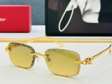 Cartier Fashion Personalized Frameless Sunglasses Versatile Glasses Size: 56-17-145