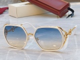Gucci Fashion Square Frame Sunglasses Versatile Glasses Size: 62-18-140