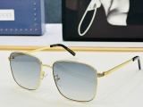 Gucci Fashion Retro Metal Frame Sunglasses Versatile Glasses Size: 60-17-145