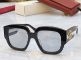 Gucci Fashion Retro Large Frame Sunglasses Versatile Glasses Size: 52-20-145